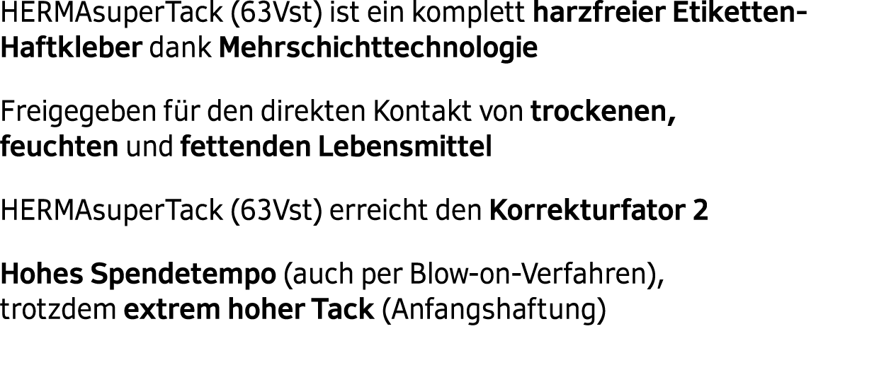  HERMAsuperTack (63Vst) ist ein komplett harzfreier Etiketten Haftkleber dank Mehrschichttechnologie Freigegeben f r ...
