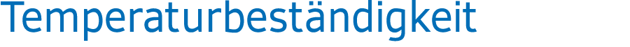 Temperaturbest ndigkeit
